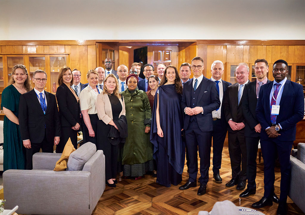 Image of the Presidential Delegation