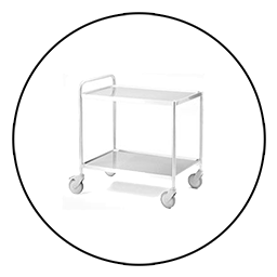 Instrument and service trolleys